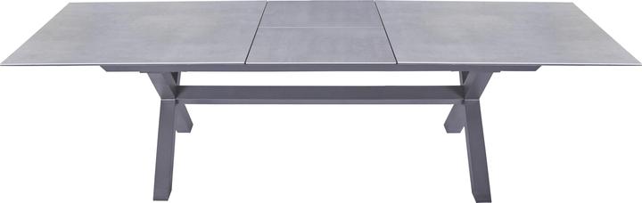 LC Garden Vancouver extendable table aluminium/glass ceramic concrete look