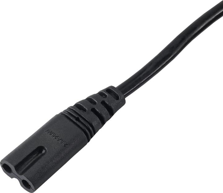 Actual product image Akyga AK-RD-04A Power cable black 0 5 m (0.50 m)