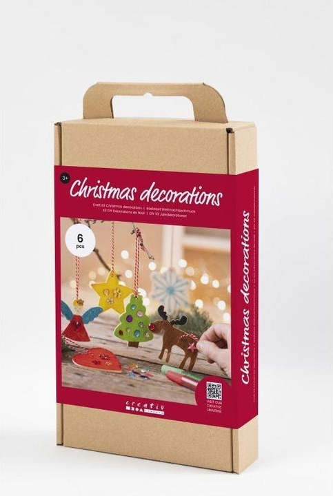 Produktbild Creativ Company Bastelset Weihnachtsanhänger zum Ausmalen