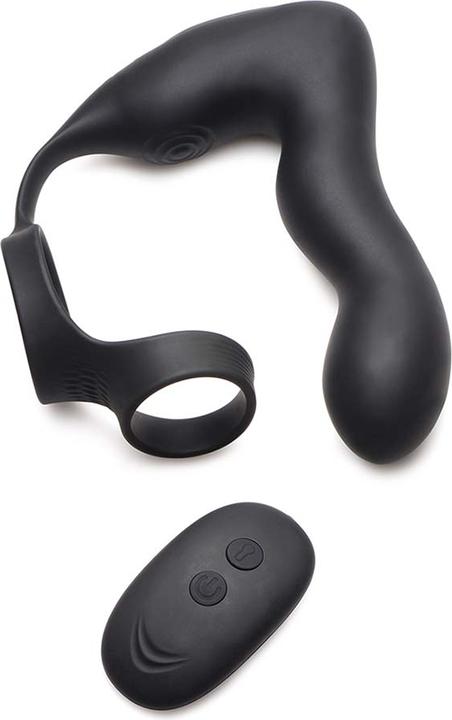 Produktbild Frisky Inflatable & Vibrating Prostate Plug + Cock & Ball Ring R/C