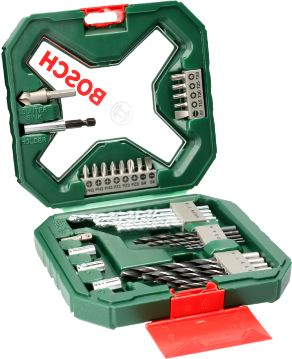 Image du produit Bosch Zubehör X - Line Jeu de forets et d'embouts classiques 34 pièces (5 mm, 6 mm, 7 mm, 8 mm, 4 mm, 3 mm, 2 mm, 5,5 mm)