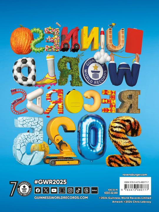 Produktbild Ravensburger Guinness World Records 2025 (Deutsch, Guinness World Records Ltd., 2024)