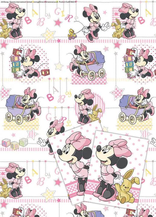 Image du produit Disney Feuilles de papier cadeau Minnie Mouse (paquet de 2) (2x)