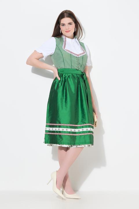 Actual product image Ulla Popken Sweetheart Neckline Sleeveless Dirndl (48)