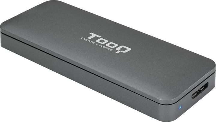 Produktbild Tooq Technology TQE-2281G Speicherlaufwerksgehäuse SSD-Gehäuse Grau M.2 (M.2)