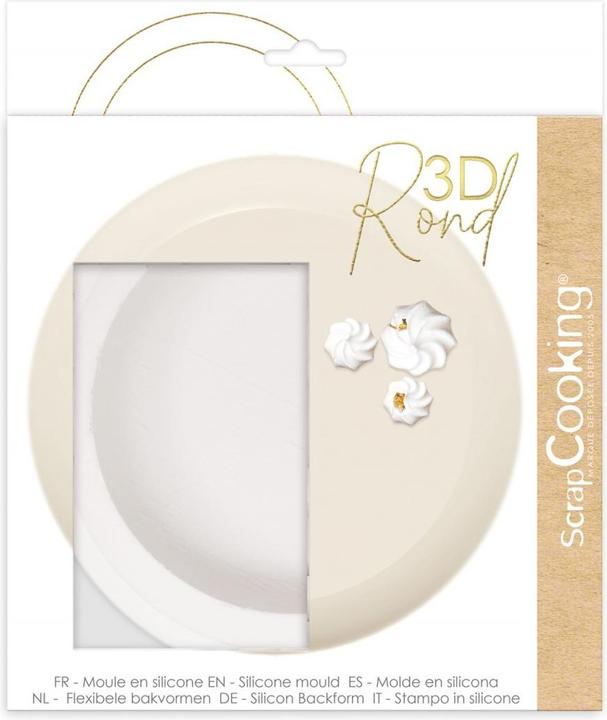 Produktbild ScrapCooking 3D Silikonform rund D21cm (21 cm)