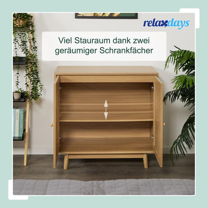 Actual product image Relaxdays Sideboard (80 x 40 x 75 cm)