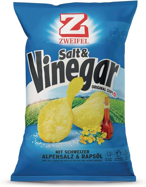 Zweifel Patatine Sale e Aceto Spumante Originale (175 g)