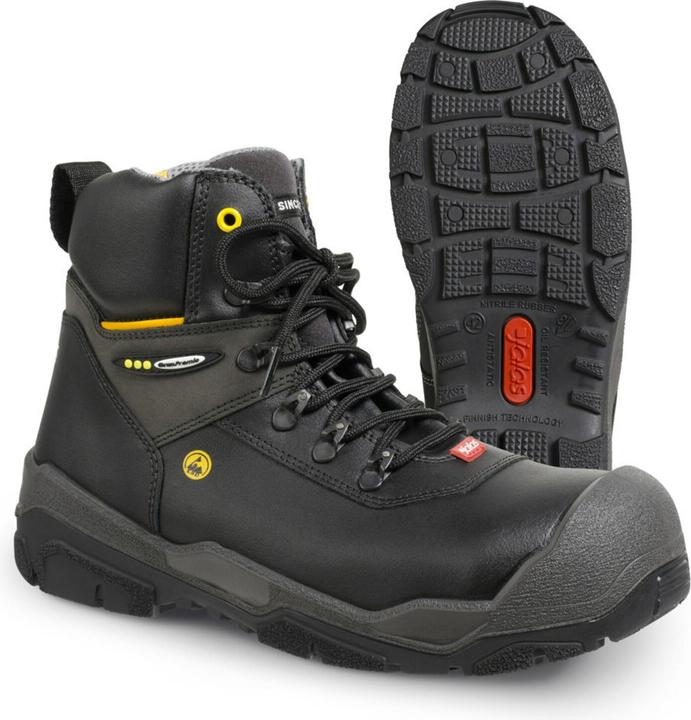 Productafbeelding Jalas Laarzen 1828 Jupiter zwart grijs geel S3 maat 50 (50)