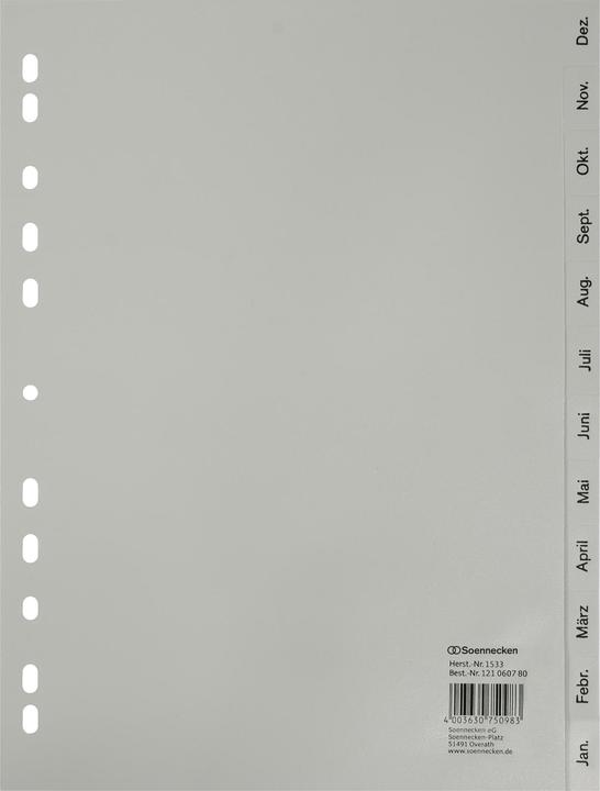 Soennecken Monatsregister