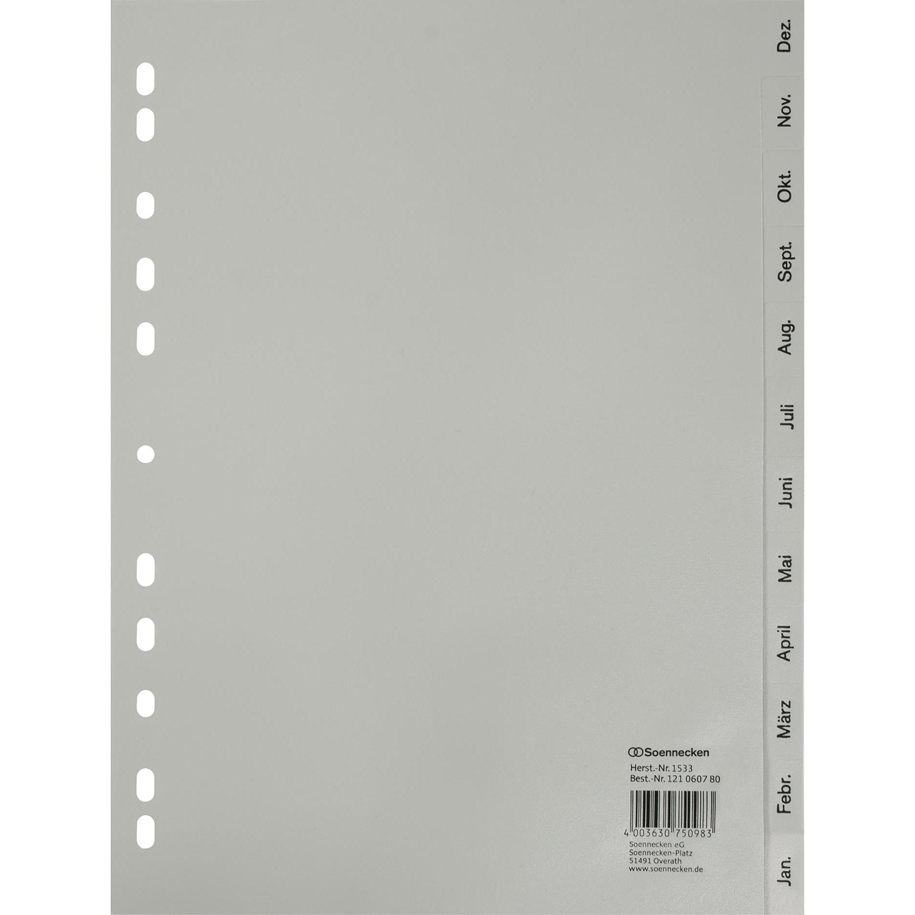 Soennecken Monatsregister (1533)