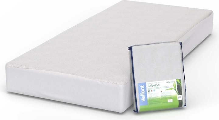 Actual product image Velfont Mattress protector Velgreen Babylon Bamboo Terry, waterproof (120 x 200 cm)