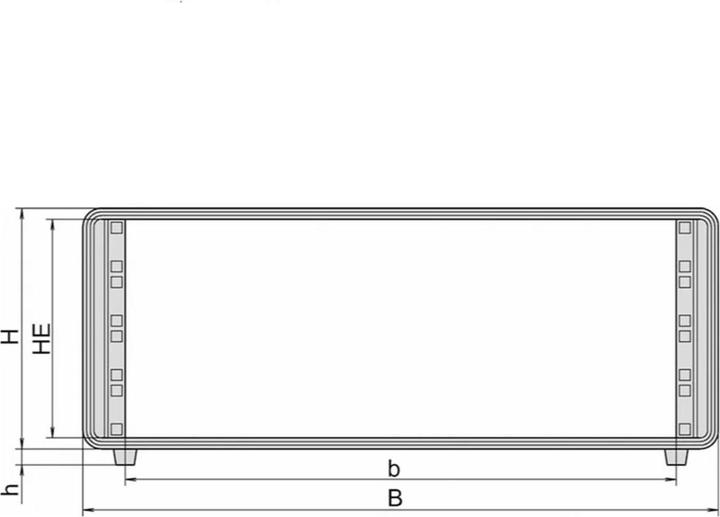 Produktbild Schroff 19"-Gehäuse 4 HE - COMPTEC GEHAEUSE 4HE 400T