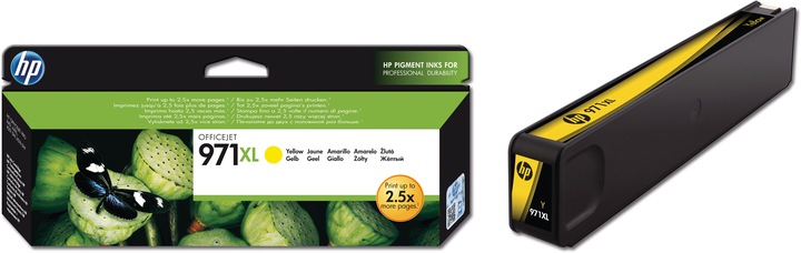 Actual product image HP 971xl (Y)