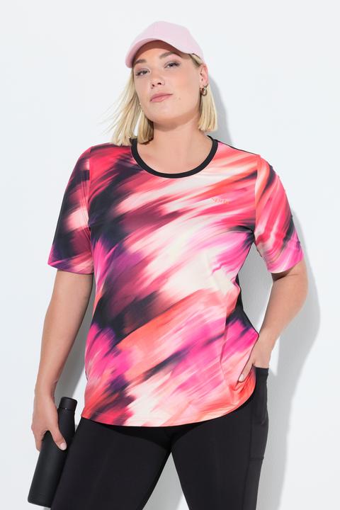 Produktbild Ulla Popken T-Shirt, Rücken-Cut-Out, Rundhals, Halbarm, recycelt (56)
