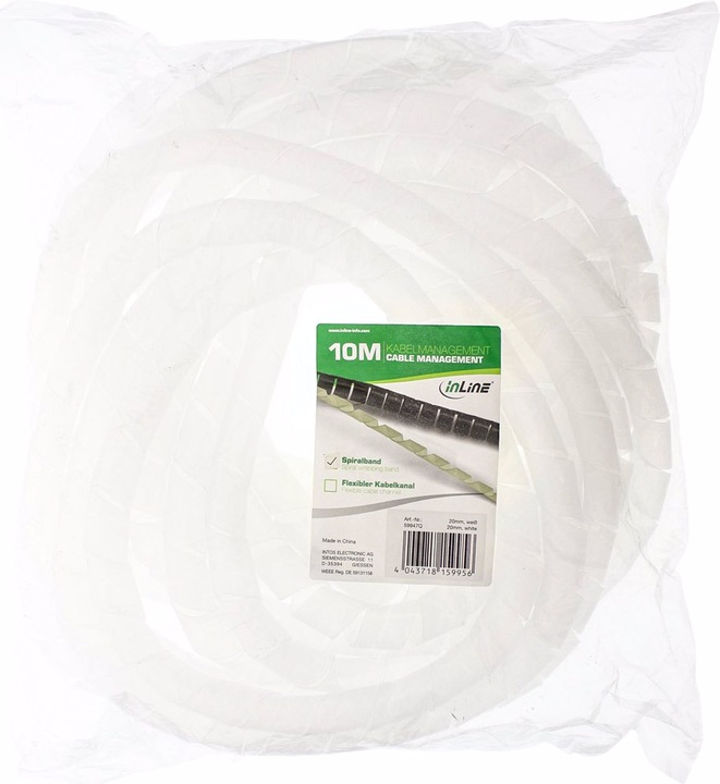 Immagine prodotto InLine Cinghia a spirale (Tubo a spirale per cavi, 1000 cm)