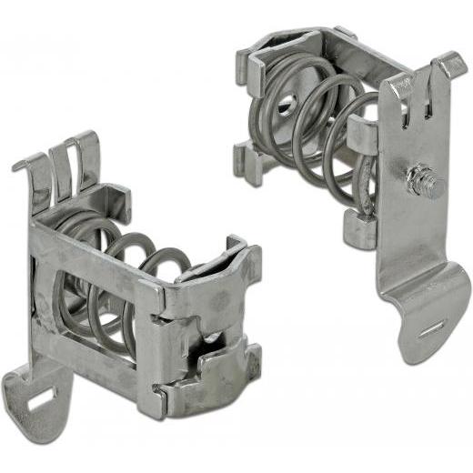 Delock Schirmklemme 4 - 13.5mm für Hutschiene/DIN Rail, Serverschrank Zubehör