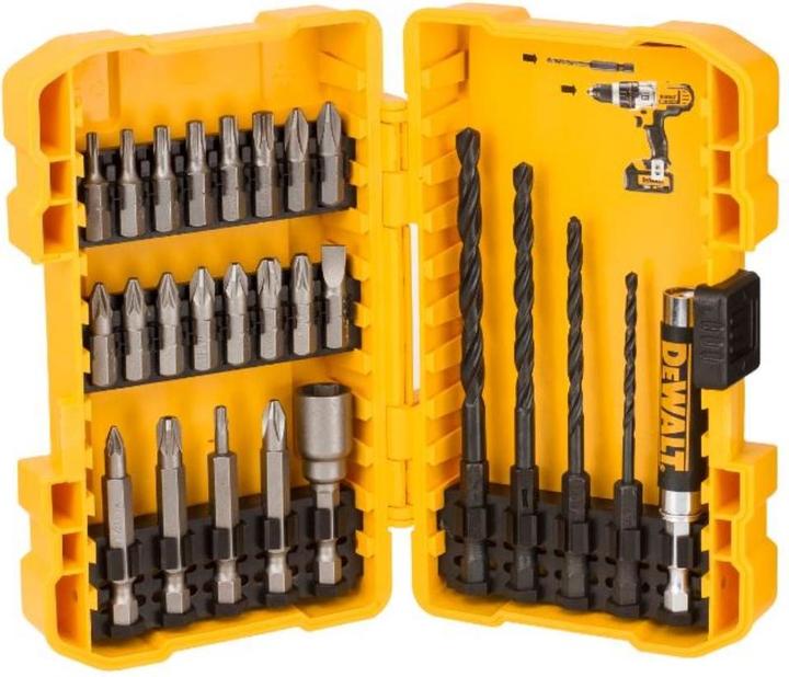 Actual product image DeWalt nozzle set 40 pcs (DT70702QZ) (Cross Phillips PH M1, Cross Phillips PH M2, Cross Phillips PH M3, Cross Pozidriv PZ M2, Cross Pozidriv PZ M3, Hexagon socket TX M10, Hexagon socket TX M15, Hexagon socket TX M25, Hexagon socket TX M30)