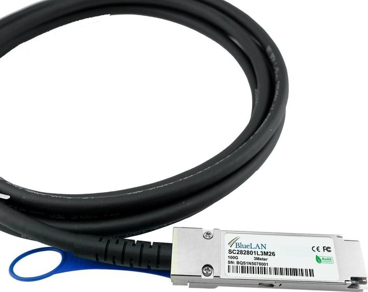 Image du produit CBO Meraki MA-CBL-100G-50CM compatible BlueLAN DAC QSFP28 SC282801L0.5M30