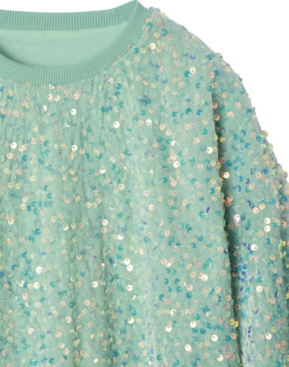 Actual product image Vertbaudet Mädchen Samt-Shirt mit Pailletten (92)