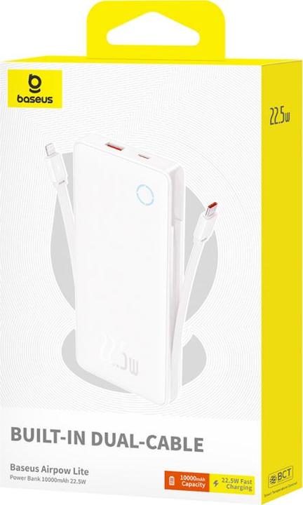 Produktbild Baseus Airpow Lite (10000 mAh, 22.50 W, 37 Wh)