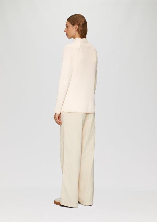 Produktbild S.Oliver Strickpullover Zweifarbiger Strickpullover mit Stehkragen (44)