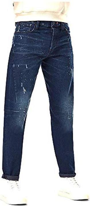 Produktbild G-Star Scutar 3D Slim Tapered Jeans, Halbhoge Taille, Taps Toelopend, Zerstört Look (W34/L36)