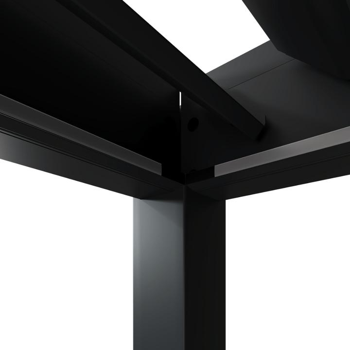 Produktbild Weide elektrische Pergola 4x4m Anthrazit mit LED (400 cm, 400 cm)