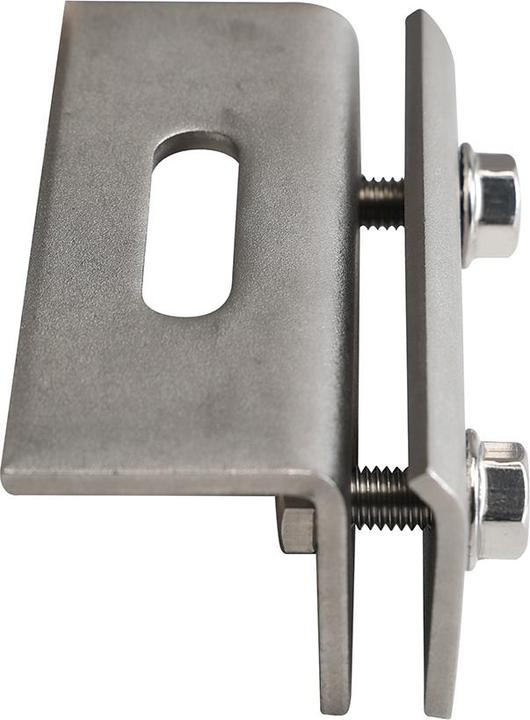 Actual product image Offgridtec PV Befestigungsklemme für Stehfalz Blechdach Klemme + Adapterplatte vormontiert mit Schrauben (Solar system mounting material)