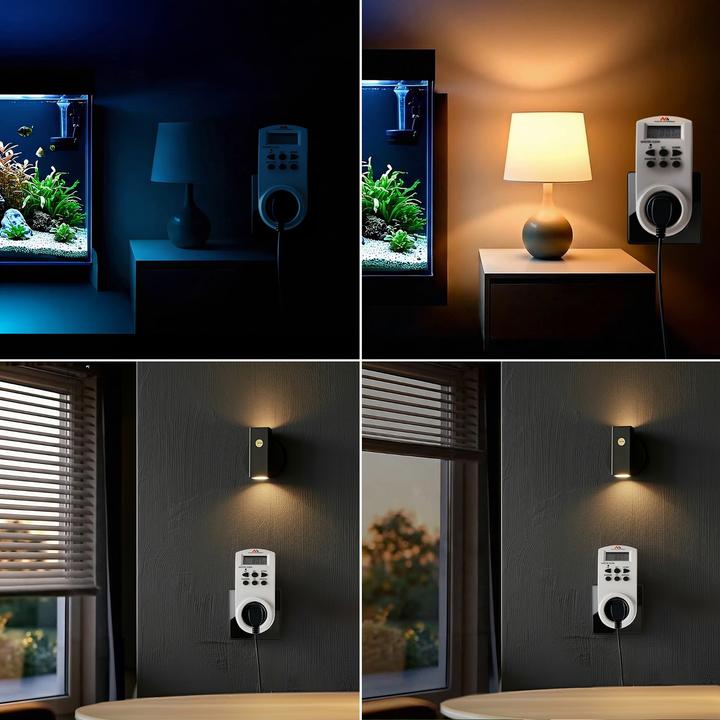 Produktbild Maclean Digitaler Timer MCE05G - Timer Timer - digitaler Programmierer, deutsche Steckdose