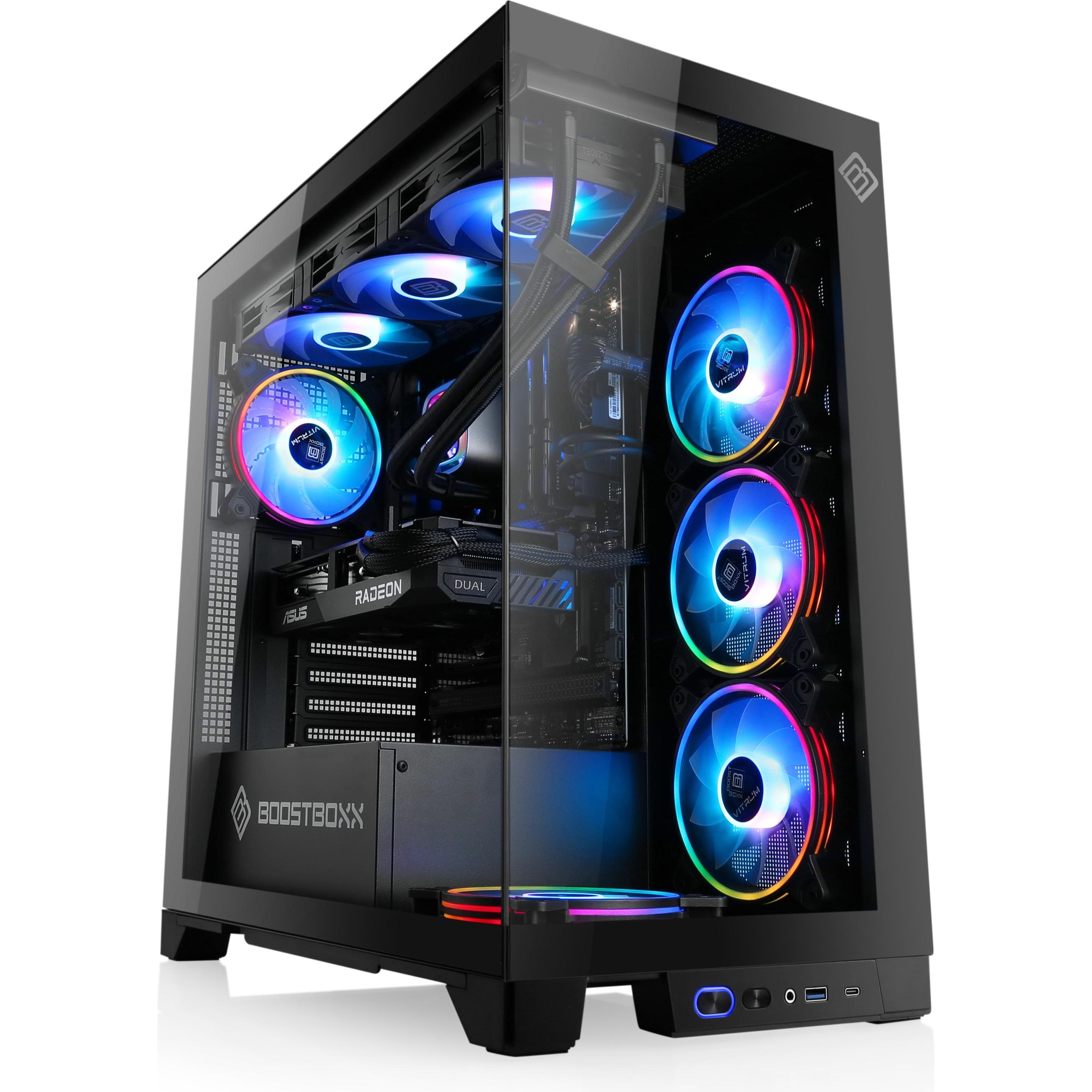 Thumbnail - CSL Gaming PC M11670H (AMD Ryzen 7 9700X, 32 GB, 2000 GB, Radeon RX 7800 XT), PC, Schwarz