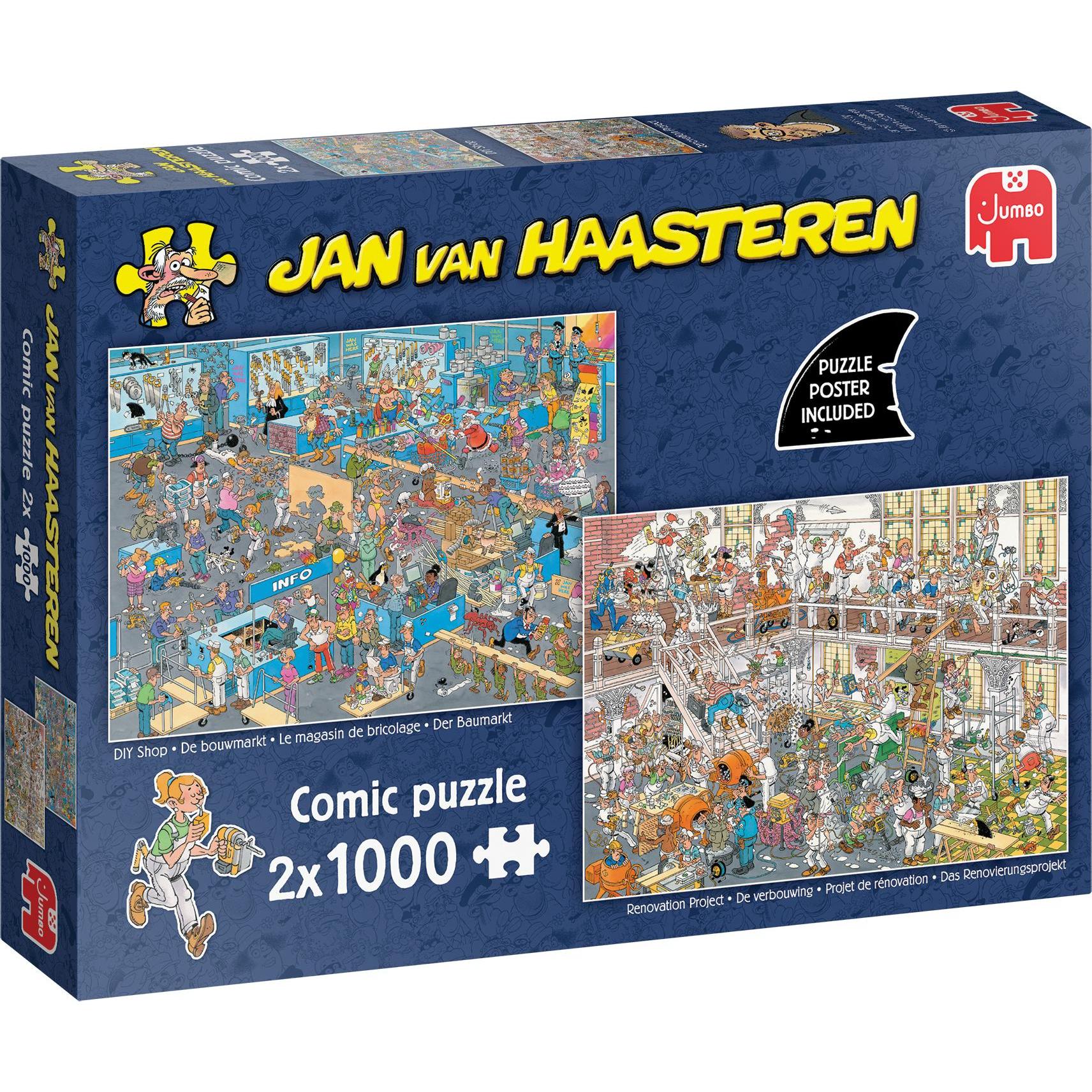 Jumbo Jan van Haasteren - Das Renovierungsprojekt & Der Baumarkt (2x1000 Teile) (1000 Teile) (1110100647)