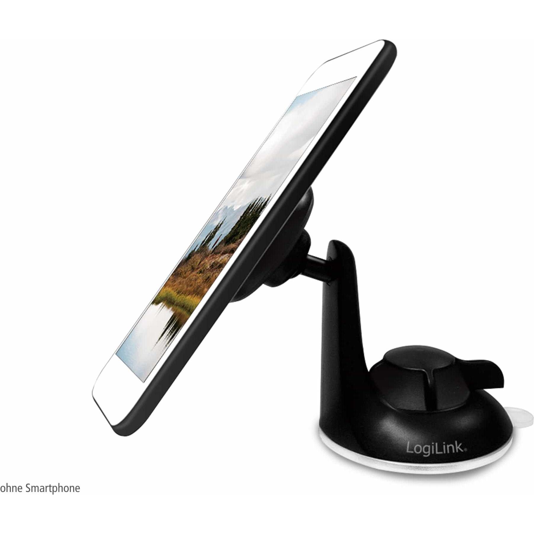 Thumbnail - LogiLink Magnetische Smartphone-Halterung, Smartphone Halterung, Schwarz