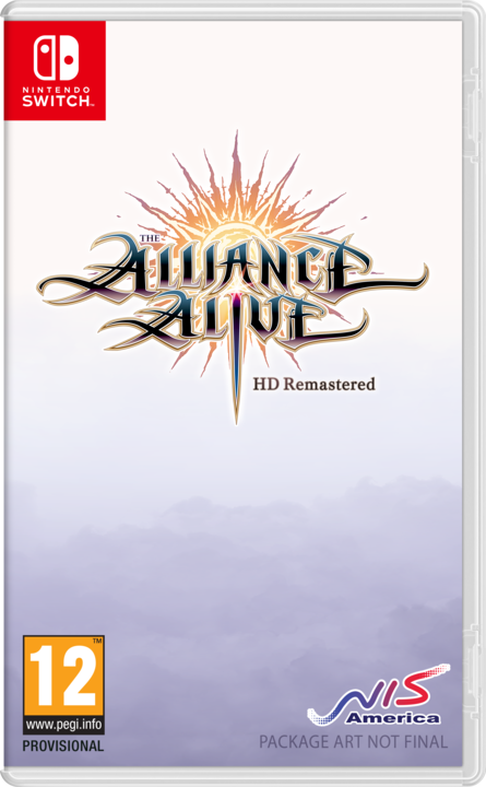 Actual product image NIS The Alliance Alive HD Remastered - Awakening Edition -EN- (Switch, Switch Lite, Switch OLED, EN)