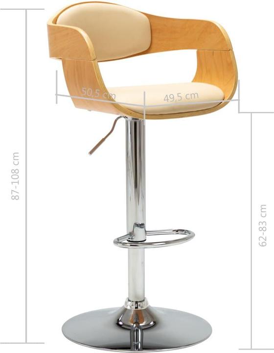 Produktbild vidaXL Barstuhl