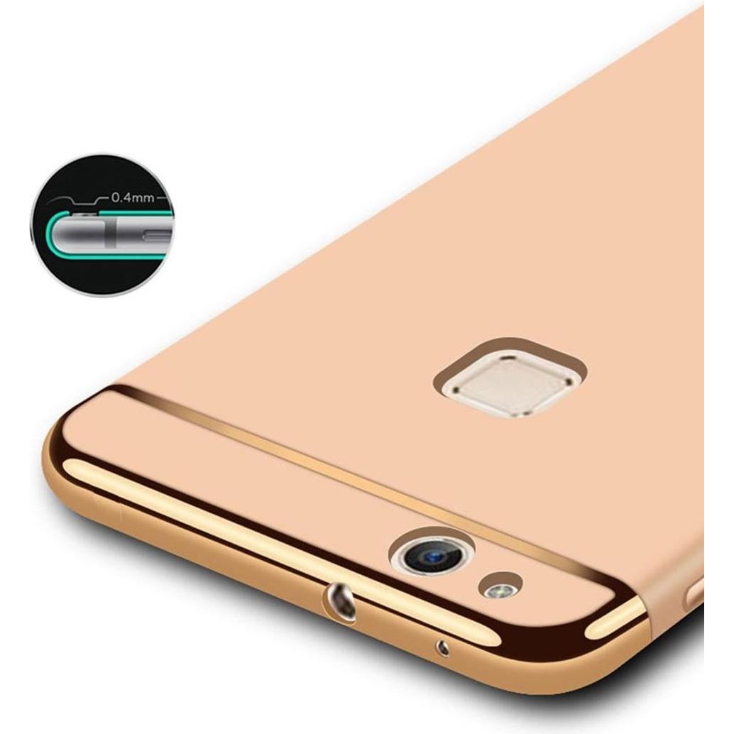 Thumbnail - König Design Handy Hülle Schutz Case für Huawei P9 Lite Bumper 3 in 1 Cover Chrom Schwarz Neu (Huawei P9 Lite), Smartpho...