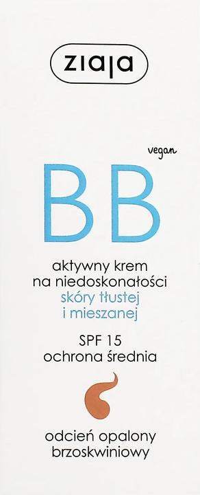 Image du produit Ziaja Bb Cream Peau mixte et grasse - Bb Cream 50 Ml Shade Dark (Dark, 50 ml)