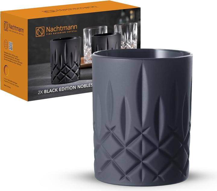 Produktbild Nachtmann Whiskygläser Noblesse Black Edition (2.95 dl, 2 x, Whiskygläser)