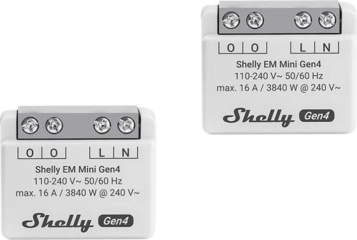 Shelly Energiemessgerät EM Mini Gen4 (Dual Pack