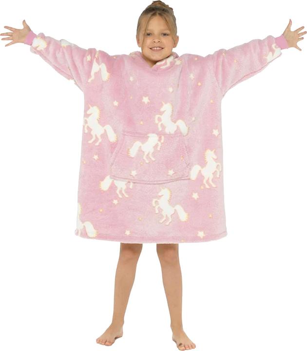 Produktbild Follow That Dream Glow In The Dark Unicorn Kapuzendecke (One Size)