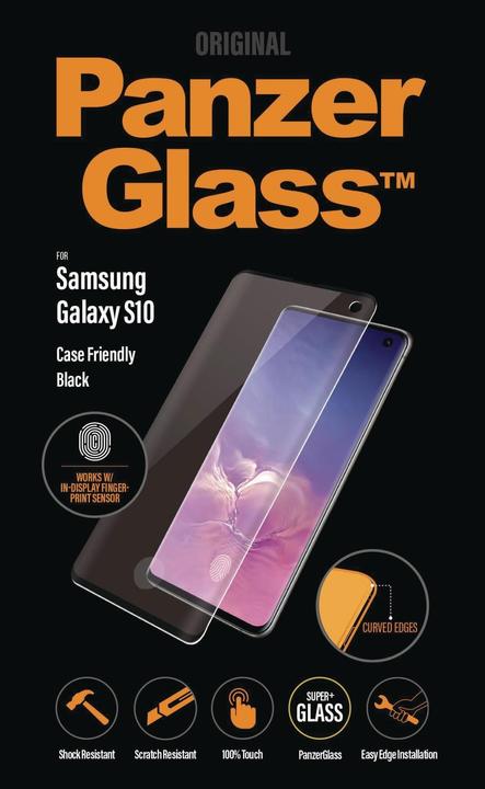 Actual product image PanzerGlass Case Friendly (1 Piece, Samsung Galaxy S10+)