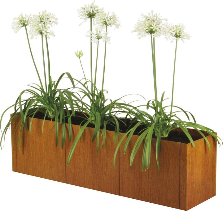 Actual product image Bellissa Raised bed classic pannello kit without base 116 x 44 x 50 cm Corten steel