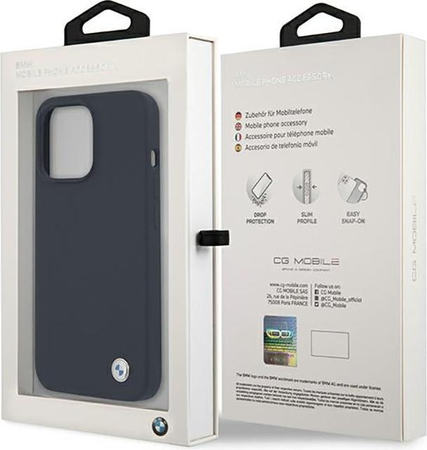 Immagine prodotto BMW Custodia per BMHCP13XSILNA iPhone 13 Pro Max 6.7, blu scuro (Apple iPhone 13 Pro Max)