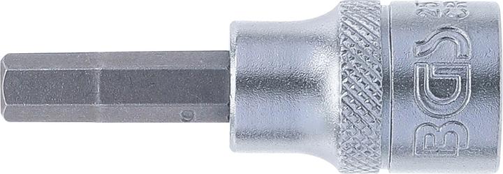 Produktbild BGS Bit-Einsatz Antrieb Innenvierkant 10 mm (3/8") Innensechskant 6 mm (Innensechskant)