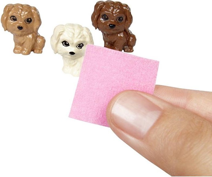 Image du produit Barbie chien mère, chiot poupée