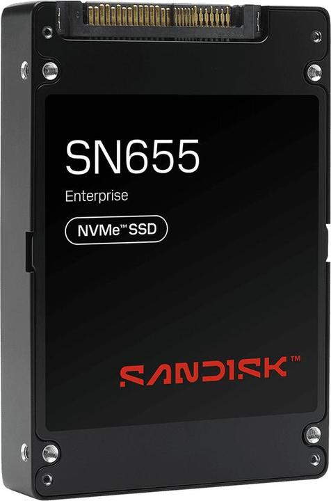 Produktbild WD Ultrastar DC SN655 SSD U.3 7.68TB PCIE TLC BICS5 TCG (7680 GB, 2.5")