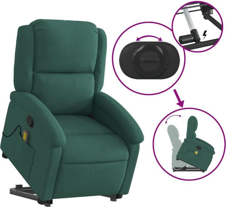 Image du produit vidaXL Massagesessel mit Aufstehhilfe