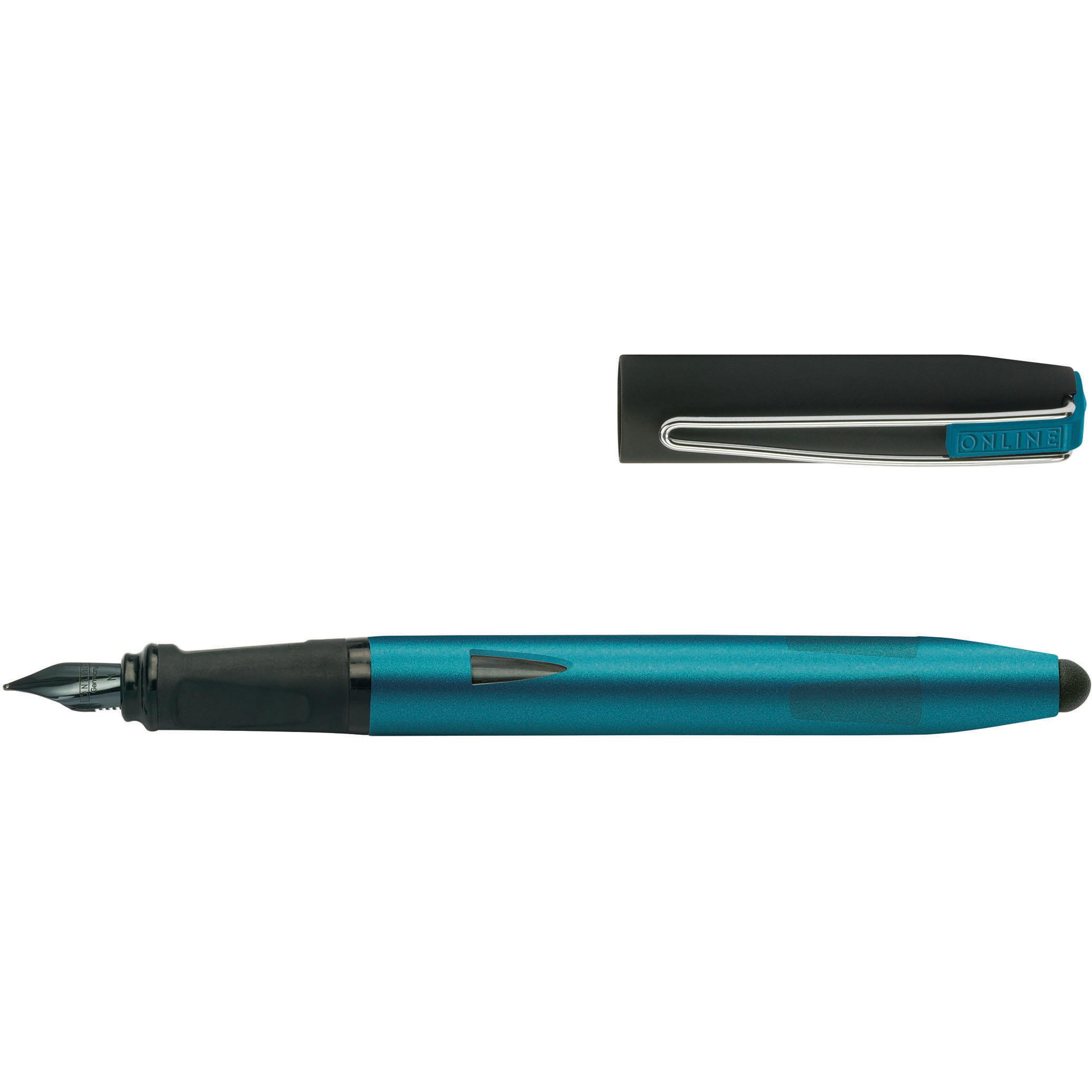 Online, Penne, SWITCH PLUS penna stilografica (Petrol, 3 x)