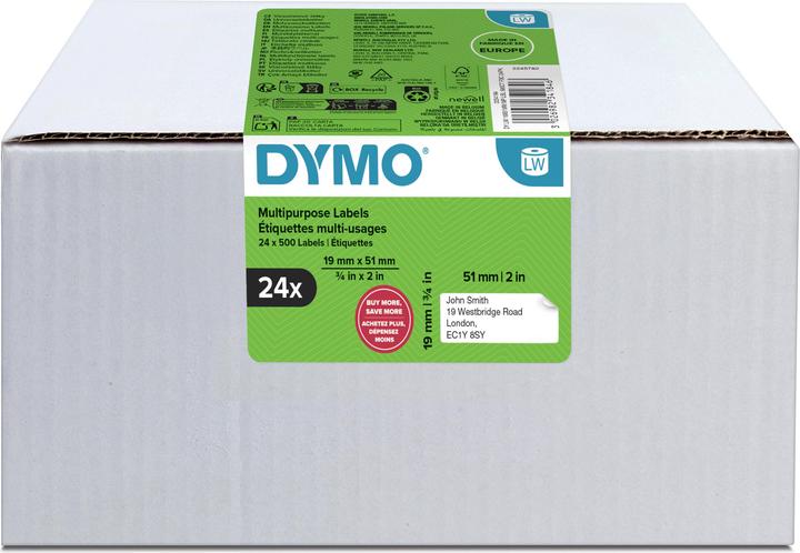 Actual product image Dymo Lw Multi-Purpose Label 24 Rolls (51 mm)
