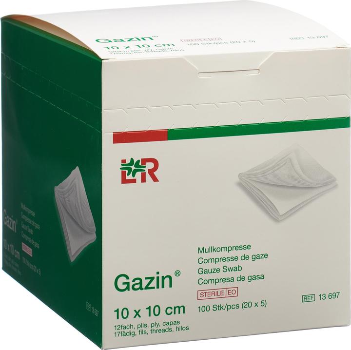 Produktbild Gazin Mullkompress Set 10x10cm 12-fach steril